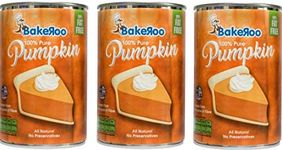 (Pack of 3) Bakeroo Tinned Pumpkin 