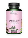 Vegavero Candida Complex | 100% Natural Cleanse & Support | with Caprylic Acid, Grapefruit Seed, Probiotics & Oregano Extract | NO Additives, Lab-Tested | 120 Capsules | Vegan