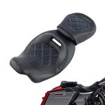 TCMT Motorcycle Two-up Rider and Passenger Seat Low-Profile Seat Fit For Harley Touring Street Glide Road King 2009-2020 Road Glide 2015-2020