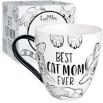 Love Mug: Cat Mug and Cat Mom Mug, Cat Mom Gifts For Women and Cat Lover Gifts, Cat Coffee Mugs and Coffee Cup. Best Cat Mom Ever Mug.