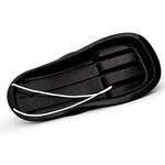 simpa Alpine Racer Plastic Snow Sledge Toboggan - Heavy Duty Winter Snow Sled - Midnight Summit Black - Robust Design for Snow Fun