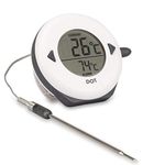 Thermapen DOT Digital Oven Thermometer for Meat Roasting — BBQ Thermometer Probe with Loud Alarm, Water-Resistant BBQ Meat Thermometer, Reads Up to 300 °C, 1.2m Meat Probe Included