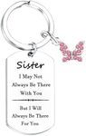 Gift for Sister Birthday Gifts Ideas for Sister Friend Big Little Sister Gifts Friendship Gifts Keychain Sister Gifts from Sisters Brothers Friends Keyring