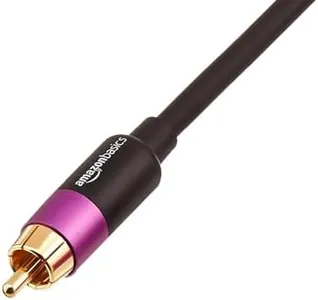 AmazonBasics Subwoofer Cable - 15.2m