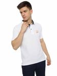 STELLERS Men's Golf Polo T-Shirt Wrinkle Free Quick Dry Soft and Feather Touch Feel Regular Fit White Large