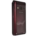 Samsung Galaxy Folder 2 SM-G1650 16GB Flip Factory Unlocked 4G Smartphone - Wine Red/Burgundy