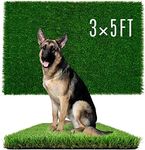 SunTurf Dogs Grass for Potty Training, Artificial Grass for Dogs Puppy Fake Grass Pads 3×5ft Large Dogs Supplies Pets Litter Rugs for Puppy Training