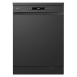 Hisense HS622E90BUK Freestanding Standard Dishwasher 85cm High - E Rated, Black, 24 x 23 x 33 inches (L x W x H) [Energy Class E]