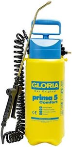 GLORIA Prima 5 Comfort Pressure Sprayer | Garden Sprayer | 5 Litre Filling Capacity | Comfortable Equipment | 2.5 m Spiral Hose | Compressor Connection