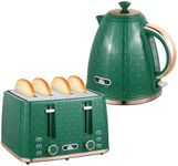 HOMCOM Kettle and Toaster Set, 1.7L