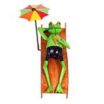 Wonderland Frog Sleeping Under Umbrella (Home & Garden Decor, Gifting, Kids Room Decor) Christmas Gifting