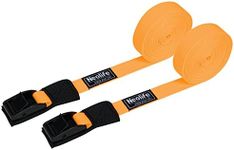 WONITAGO Rack Strap Tie Down Straps for Surfboard SUP Paddleboard Kayak Snowboard and Canoes, 15 Feet (Pair), Yellow