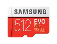 Samsung Memory MB-MC512GAEU 512 GB Evo Plus Micro SD Card with Adapter