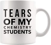 Panvola Tears of My Chemistry Students Funny Gift To Science Teacher Graduation Appreciation To Professor Ceramic Coffee Mug (11 oz)