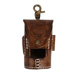 Tourbon Vintage Leather Golf Ball Pouch Tee Holder Divot Tool Carrier