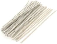 Sscon 5 Inch Disposable Smoking Pipe Cleaners 4mm Diameter Blend Cotton Rods for Tobacco Smoke Mouthpiece Foldable Cleaning Tool Smoking Accessories, Pack of 50