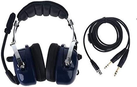 RA200 Aviation Pilot Headset Stereo Mono Switch MP3 Music Input Noise Reduction
