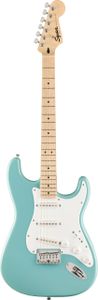 Squier Sonic Stratocaster Electric Guitar, Maple Neck – Turquoise