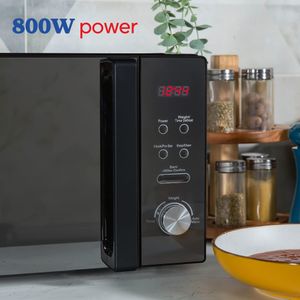 Russell Hobbs 20L Microwave – Black Compact Countertop Oven