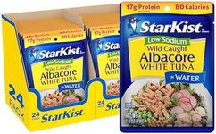 StarKist Low Sodium Albacore Tuna in Water, 2.6 Oz, Pack of 24