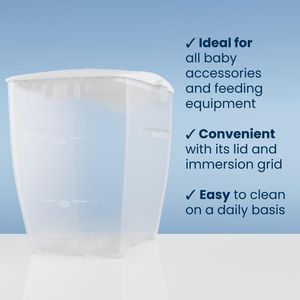 Milton Cold Water Steriliser – White Baby Bottle Sterilizer