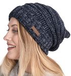 Brook + Bay Slouchy Beanie Winter Hat for Women - Slouch Oversized Large Baggy Cable Knit Hats - Warm & Cute Chunky Knitted Cap for Cold Weather - Stylish & Trendy Snow & Ski Beanies for Ladies