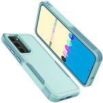 Tekcoo Tough Mobile Phone Case for Samsung Galaxy S23 (6.1 inch) [Military Grade Drop Tested] Shock Absorbing Scratch Resistant Grip Cute Hard Non Slip Bumper Dual Layers Protective Cover [Turquoise]