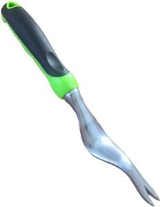 Garden Guru Heavy Duty Hand Weeder Tool with Big Grip Ergonomic Handle - Weed Puller for Planting, Weeding, Flower & Vegetable Care in Lawn Garden Yard | Rust Resistant