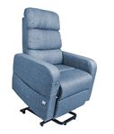 PEPE - Recliner Chair Electric, Riser and Recliner Chairs for Disabled People, Electric Recliner Armchair for Elderly, Electric Lift Chair with Remote Control, Power Recliner Chair Blue