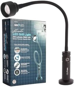 NextLED Ultimate BBQ Grill Light, 24 Inch Flexible Neck with a Strong Magnetic Base, Innovative Design Provides a Warm Even Light with Infinite Brightness Adjustability, Illuminates Grilling Surface