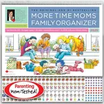 More Time Moms Family Organizer & Calendar 2025 (15x22 Inches) - September 2024 to December 2025 Wall Calendar - Includes Large Grid, Pocket, 500+ Stickers for Appointments, Events, Reminders