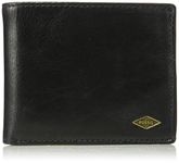 Fossil Men's RFID Flip ID Bifold Wallet, Black One Size