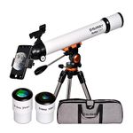 Slokey Telescope for Astronomy - Portable and Powerful 16x-120x Travel Scope - Easy to Mount and Use - Ideal for Kids and Beginner Adults - Astronomical Telescope for Moon, Planets and Stargazing