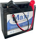 Maxi 12v x 20Ah Golf Battery & Torberry Leads -compatible with Fraser, Hillman, Caddimatic, powercaddy,etc…