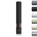 LARS NYSØM Salt Pepper Mill Manual with Adjustable Ceramic Grinder from coarse to fine I Design Spice Mill (Carbon Black)