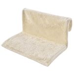 Rainberg Cat Dog Radiator Bed Warm Fleece Beds Basket Cradle Hammock, Keeps Pet Warm, Easy to install (Cream)