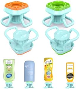 Bottle Emptying Cap Kit, 4 Pack Lotion Bottle Caps to Invert Bottles for Bathroom, Zero Waste Flip Upside Down Bottles Saver to Get The Last Drop of Shampoos Lotions Body Wash 2 Pack-24mm&2 Pack-28mm