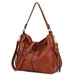 Hobo Bags for Women, Fashion Ladies Purse and Handbags Faux Leather Shoulder Bags with Detachable Long Strap, VONXURY