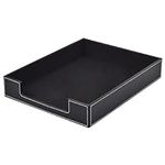 Leather Letter Tray, Office Supplie