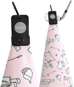 Playing It Forward Magnetic Golf Towel with Clip - Waffle Weave Microfiber Towel with Industrial Strength Magnet for Golf Bag & Cart - Club Cleaner & Golfing Accessories Present for Mom, Doodle Sketch