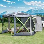 JOYTUTUS Dual-Use Pop up SUV Tent f