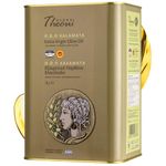 Theoni Extra Virgin Olive Oil - Cold Pressed Greek Olive Oil from Kalamata, Rich Flavor for Cooking, Salads, Pasta & Dressings | Low Acidity (≤0.3) EVOO, Premuim & Healthy | 3 Litre Tin