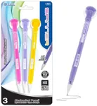 BAZIC Products Mechanical Pencil 0.7mm Spinner, Latex Free Eraser, Smooth Writing Pencils Lead for Drafting Drawing Sketching (3/Pack)