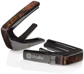 THALIA BLACK CHROME FINISH CAPO WITH TENNESSEE WHISKY WING INLAY