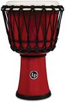 Latin Percussion World Collection Circle Djembe (LP1607RD) Red