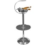 Quality Importers Stinky Cigar Floor Standing Stainless Steel Ashtray