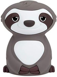 Nuby Sloth Baby Silicone Nightlight, Rechargeable, Color Changing Touch Night Light for Kids Bedside