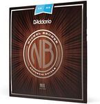 D'Addario Guitar Strings - Acoustic Guitar Strings - Nickel Bronze - For 6 String Guitar - Increased Corrosion Resistance - Full Tonal Spectrum - NB1253 - Light, 12-53