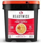 READYWISE -Favorites Sample Kit, 100 Servings, MRE, Emergency Food Supply, Premade, Freeze Dried Food, Survival Meal, Hiking, Adventure & Camping Essentials, Emergency Preparedness, 25-Year Shelf Life