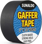 SUNALDO Gaffers Tape (2" x 30 Yards